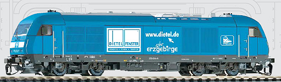 Diesel locomotive Herkules 253 014-9 &quot;Pressnitztalbahn&quot;<br /><a href='images/pictures/Piko TT/47583.jpg' target='_blank'>Full size image</a>